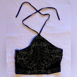 Halter tie top
